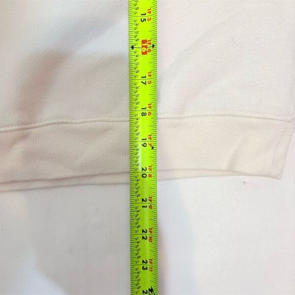 J. Crew Women's 2XS White Sweatshirt with Buttons - Picture 8 of 10